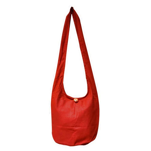 BenThai Products BTP! Thai Monk Buddha Cotton Sling Crossbody Messenger Bag Shlouder Purse Hippie Hobo Medium