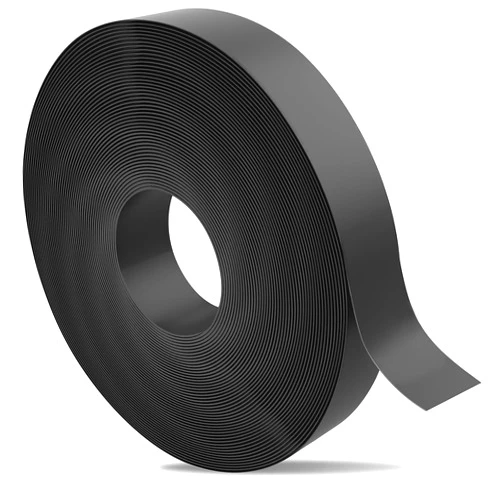 Sunnydongze Melamine Edge Banding 3/4 inch x 50ft, Iron on with Hot Melt Adhesive, Pre-glued Flexible Black Veneer Edging for Plywood