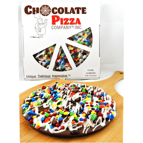 Chocolate Pizza Company Chocolate Pizza®, Candy Avalanche, 29 Ounces, 10 Inch, Made in USA