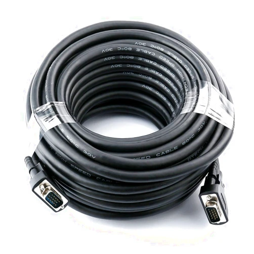 DTech 50 Feet VGA Monitor Cable Male to Male Cord 1080p High Resolution (15m)