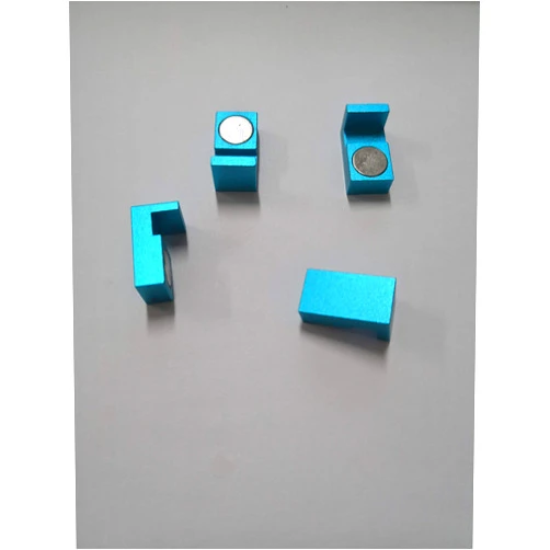 XYC Magnetic Parallel Keepers, Holders. Vise, CNC,Kurt,Machinist Tools (Blue)