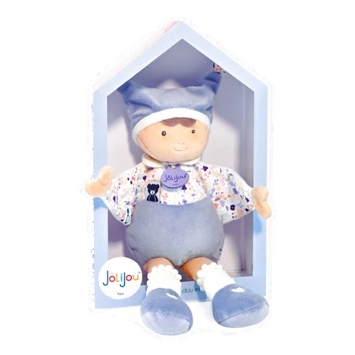 Jolijou LES Petits GUILIS - Lavender-Coloured Cuddly Toy - Purple - 30 cm - Newborn Gift - Pretty Gift Box - JJ6048