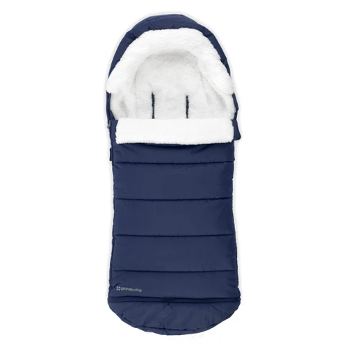 UPPAbaby CozyGanoosh Footmuff - Easily Attaches to UPPAbaby Strollers + RumbleSeat - Ultra-Plush, Weather-Proof - Winter Stroller Cover - Noa (Navy)