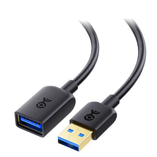 Cable Matters 5Gbps USB Extension Cable - 3ft, USB 3.0 Extension Cable, Male to Female USB3.0 Extender, Compatible with Webcam, VR Headset, Printer, Hard Drive, Black