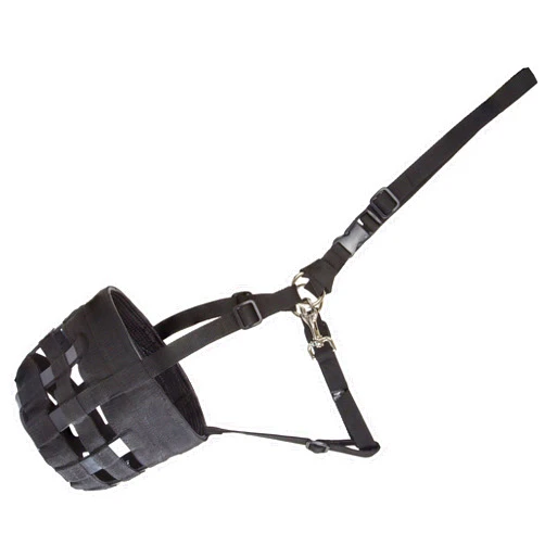 BEST FRIEND EQUINE Muzzle Grazing DLX Mini Blk