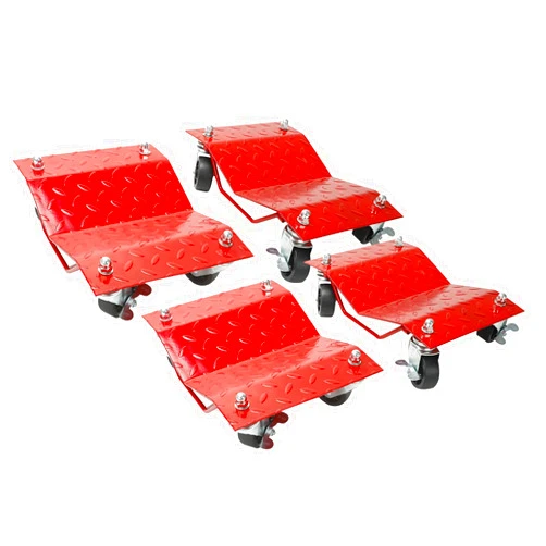 BLACKHORSE-RACING 4 Pack Tire Skates Tire Wheel Car Dolly Ball Bearings Skate Makes Moving A Car Easy, 12