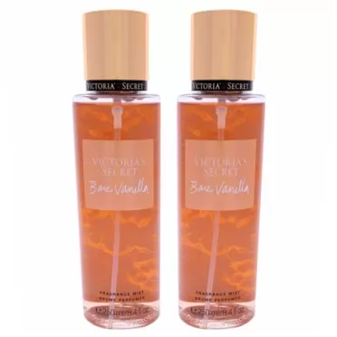 Victoria's Secret Bare Vanilla by Victorias Secret for Women - 8.4 oz Fragrance Mist - Pack of 2
