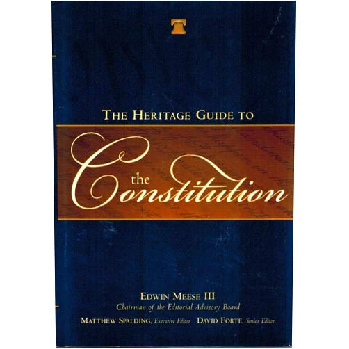 By Edwin Meese (Author), Matthew Spalding (Author, Editor), David F. Forte (Author, Editor) & 0 more The Heritage Guide to the Constitution