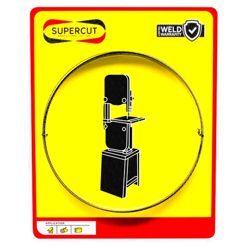 Supercut Bandsaw Made in The USA Band Saw Blade 131 1/2-inch X 1-inch X .035-inch,2 TPI Carbon Tool Steel Blade for Cutting Wood,Aluminum,and Other Materials