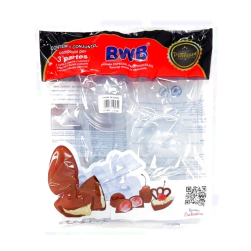 BWB Sphere 70mm - Chocolate 3 piece mold - BWB