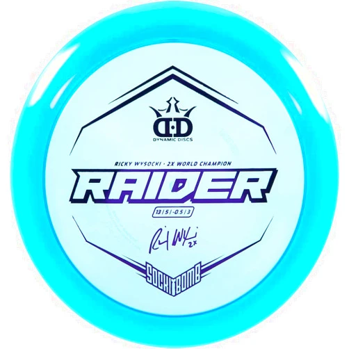 D·D DYNAMIC DISCS Dynamic Discs Limited Edition Ricky Wysocki Sockibomb Lucid Ice Raider Distance Driver Golf Disc [Colors May Vary]