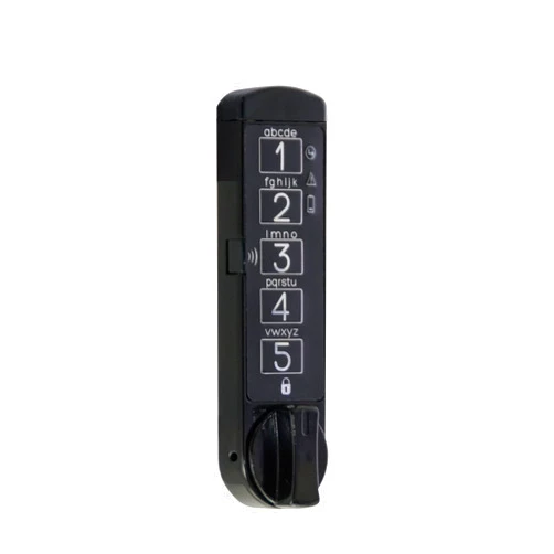 MicroIQ Core Replacement Lock Compatible with Herman Miller Furniture, Vertical (Black)