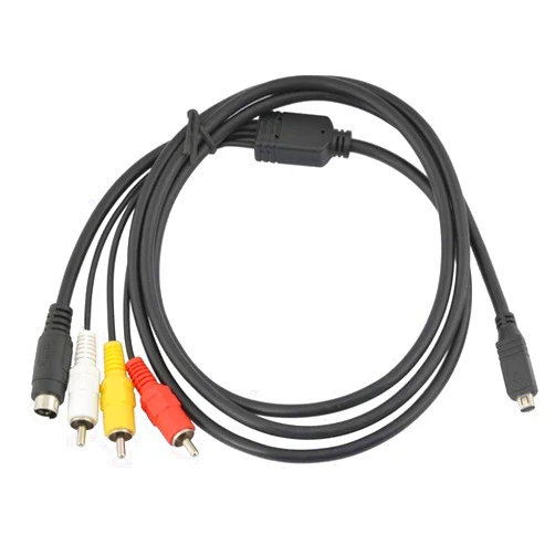 Optimal Shop 5 Feet/1.5M AV Cable for Sony Handycam Mini DV and DVD Camcorders-Black (1 Pack)